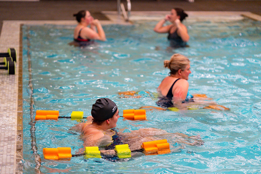 circuit training piscine activité aquatique